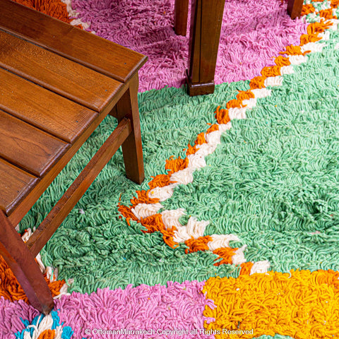 Vibrant Prism Moroccan Berber Rug with Bold Geometric Patterns Vibrant Prism Moroccan Berber Rug with Bold Geometric Patterns