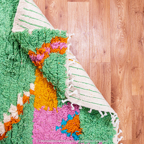 Vibrant Prism Moroccan Berber Rug with Bold Geometric Patterns Vibrant Prism Moroccan Berber Rug with Bold Geometric Patterns