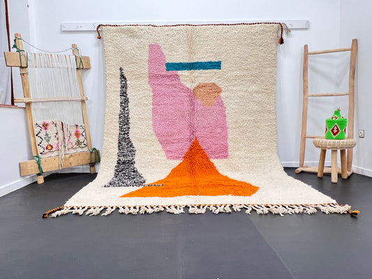 Abstract Desert Palette Berber Rug