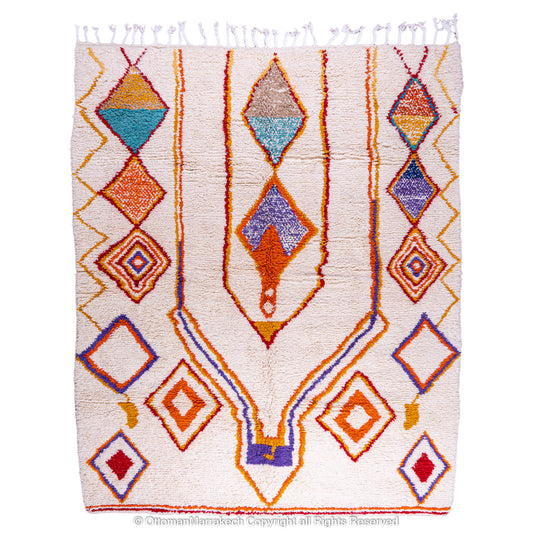 Atlas Valley Vibrance Moroccan Rug – Handwoven Berber Design