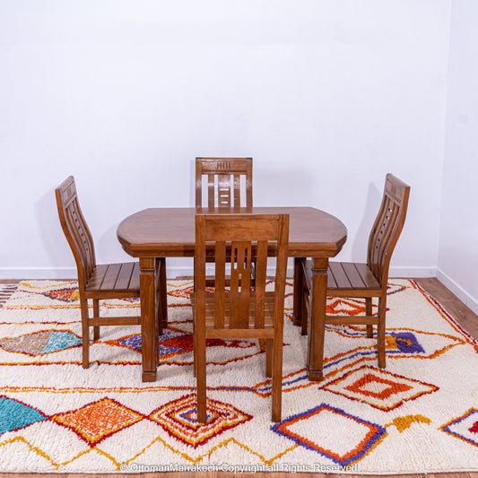 Atlas Valley Vibrance Moroccan Rug – Handwoven Berber Design