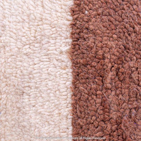 Abstract Striped and Block Rug with Desert Hues Abstract Striped and Block Rug with Desert Hues