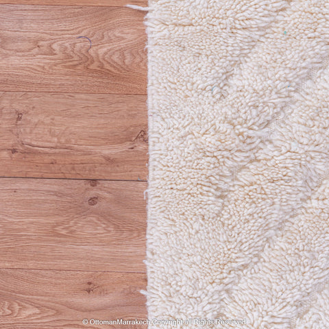 Modern Moroccan Lavender White Rug: Fusion of Heritage and Trend Modern Moroccan Lavender White Rug: Fusion of Heritage and Trend