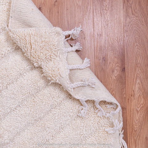 Modern Moroccan Lavender White Rug: Fusion of Heritage and Trend Modern Moroccan Lavender White Rug: Fusion of Heritage and Trend