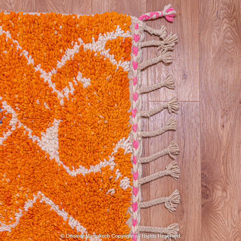 Pink and Orange Moroccan Rug – Unique Geometric and Diamond Pattern Pink and Orange Moroccan Rug – Unique Geometric and Diamond Pattern
