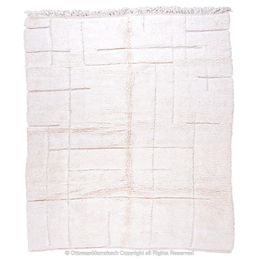 Moroccan Whisper Cloud Patterned Rug: Exotic Designs