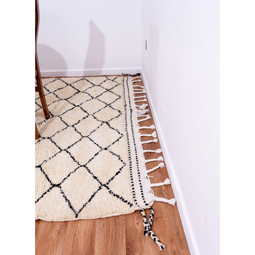 Classic Moroccan Diamond Trellis Wool Rug