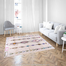 Load image into Gallery viewer, Moroccan Geometric Rug: Sleek Patterns for Contemporary Spaces