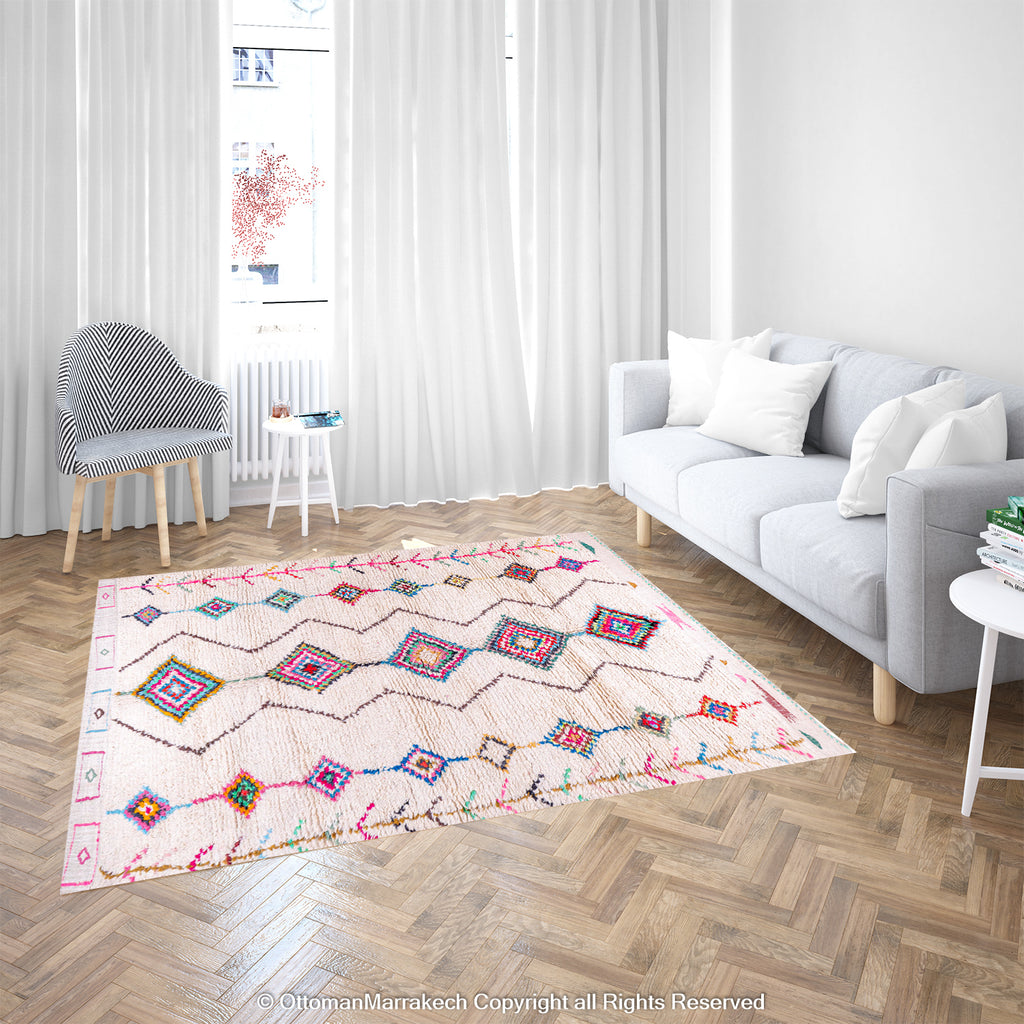 Handcrafted Moroccan Rug: Artisanal Beauty for Any Space