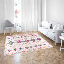 Load image into Gallery viewer, Handcrafted Moroccan Rug: Artisanal Beauty for Any Space