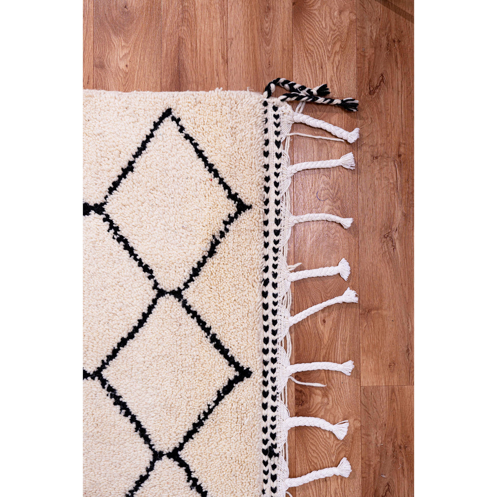 Classic Moroccan Diamond Trellis Wool Rug