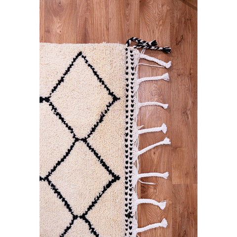 Classic Moroccan Diamond Trellis Wool Rug