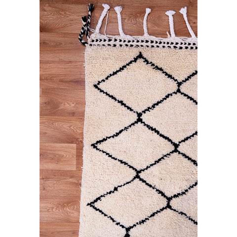 Classic Moroccan Diamond Trellis Wool Rug