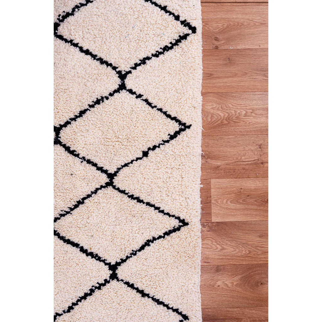 Classic Moroccan Diamond Trellis Wool Rug