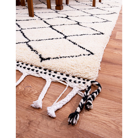 Classic Moroccan Diamond Trellis Wool Rug