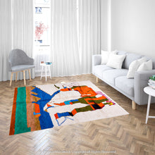 Load image into Gallery viewer, Moroccan Rug: Cool Shades and Serene Ambiance