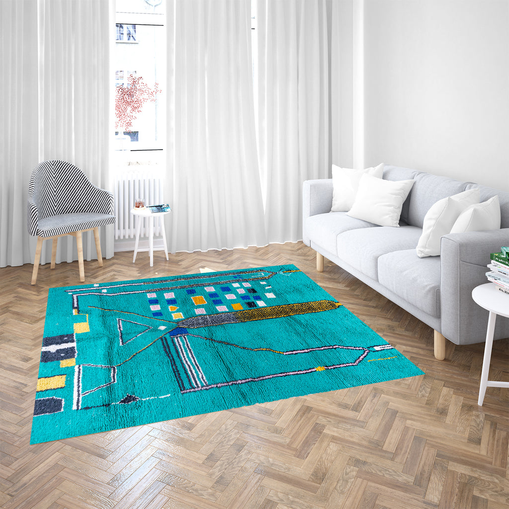 Moroccan Beni Ourain Rug: Luxurious Warmth for Modern Spaces