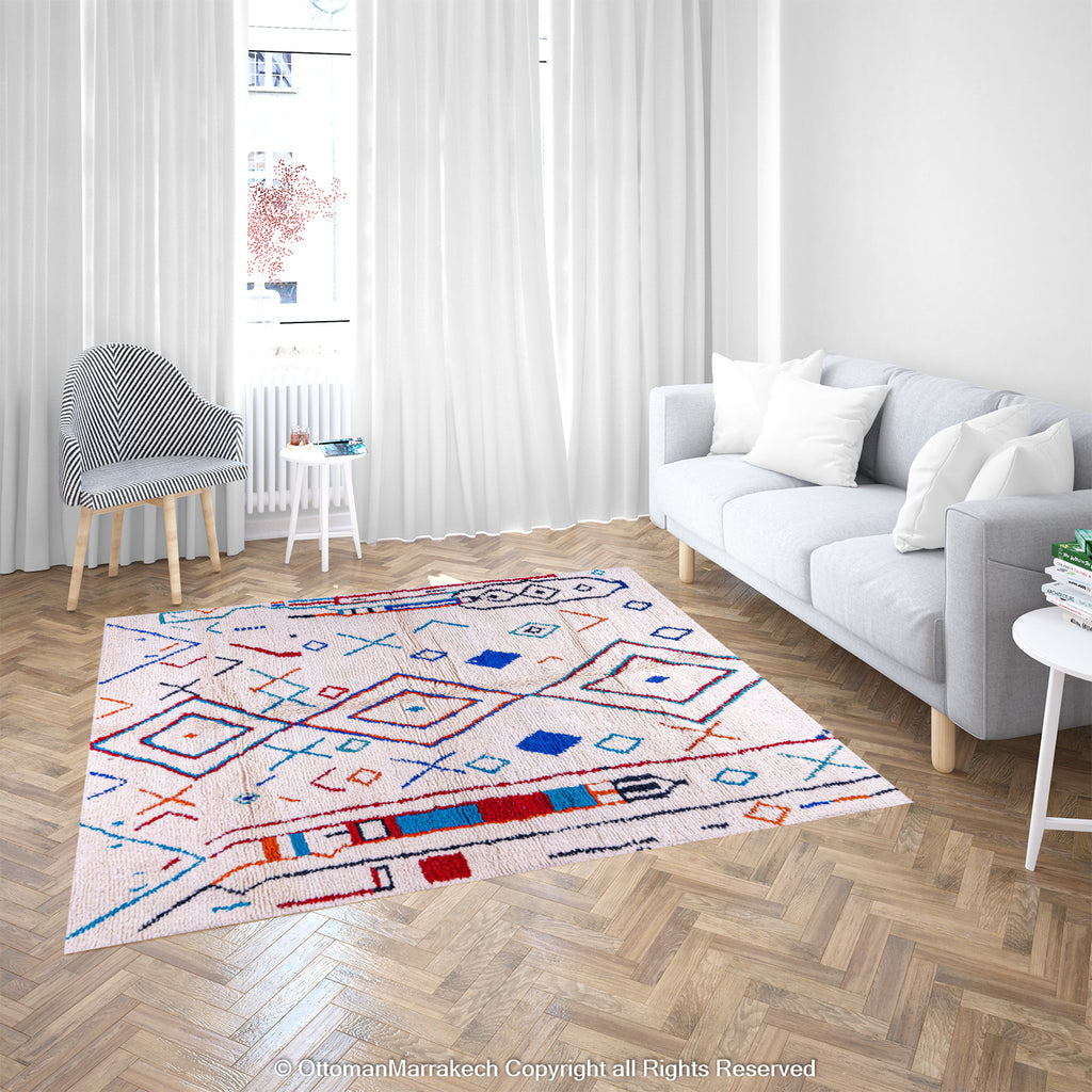 Moroccan Kilim Rug: Artisan Craftsmanship with Global Flair