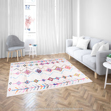 Load image into Gallery viewer, Moroccan  Rug: Natural Tones and Refreshing Style