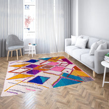 Load image into Gallery viewer, Moroccan Coastal Rug: Tranquil Vibes in Modern Beach Homes