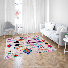 Load image into Gallery viewer, Moroccan Neutral Rug: Subtle Tones for Minimalist Interiors