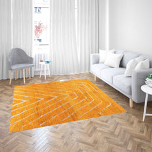 Load image into Gallery viewer, Modern Moroccan Orange Sunset Wool Rug: Soft Texture and Sophisticated Style