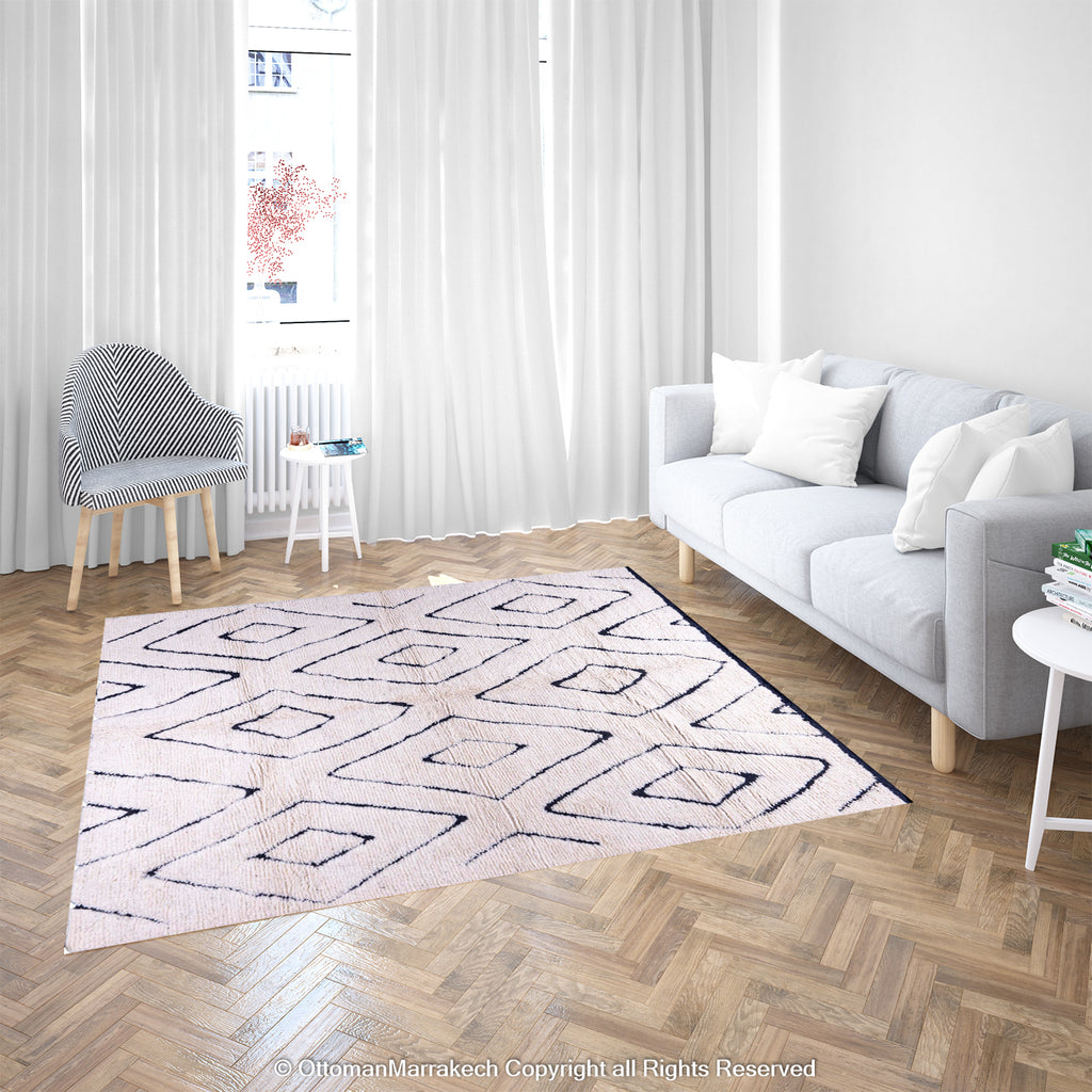 Moroccan  Rug: Natural Beauty with Eco-Friendly Design