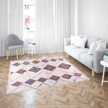 Load image into Gallery viewer, Moroccan Design Rug in Fresh, Contemporary Hues