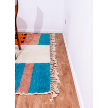 Load image into Gallery viewer, Modern Abstract Moroccan Wool Rug with Bold Color Blocks and Patterns