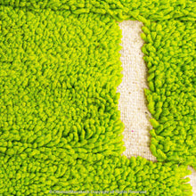 Load image into Gallery viewer, Bright Green Beni Ourain Moroccan Wool Rug – Brick Pattern Design