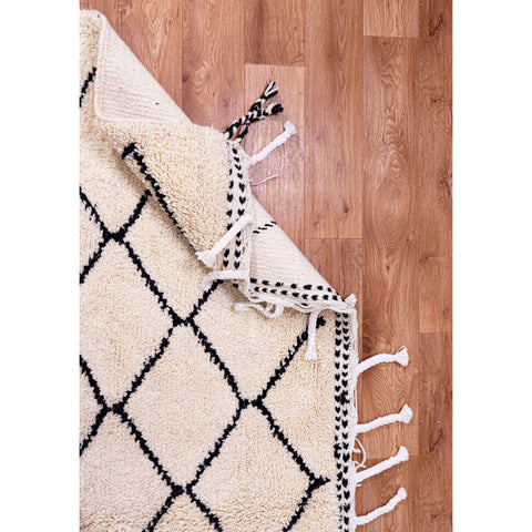 Classic Moroccan Diamond Trellis Wool Rug