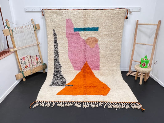 Abstract Desert Palette Berber Rug
