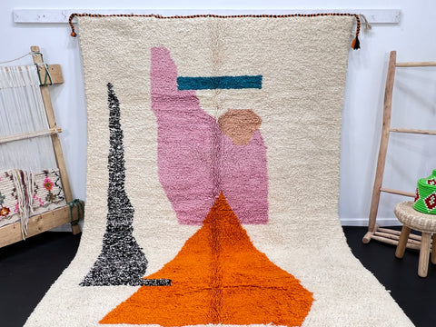 Abstract Desert Palette Berber Rug