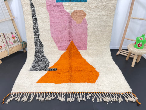 Abstract Desert Palette Berber Rug