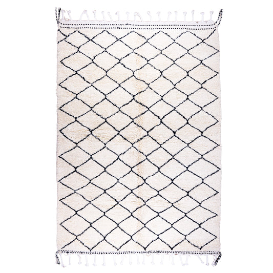 Classic Moroccan Diamond Trellis Wool Rug