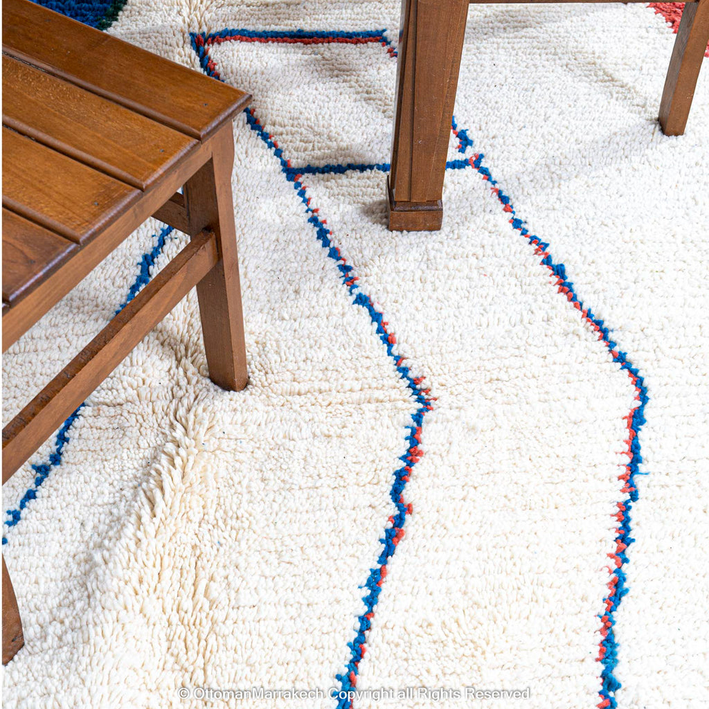 Modern Moroccan Runner Rug: Chic Accent for Hallways and Entryways