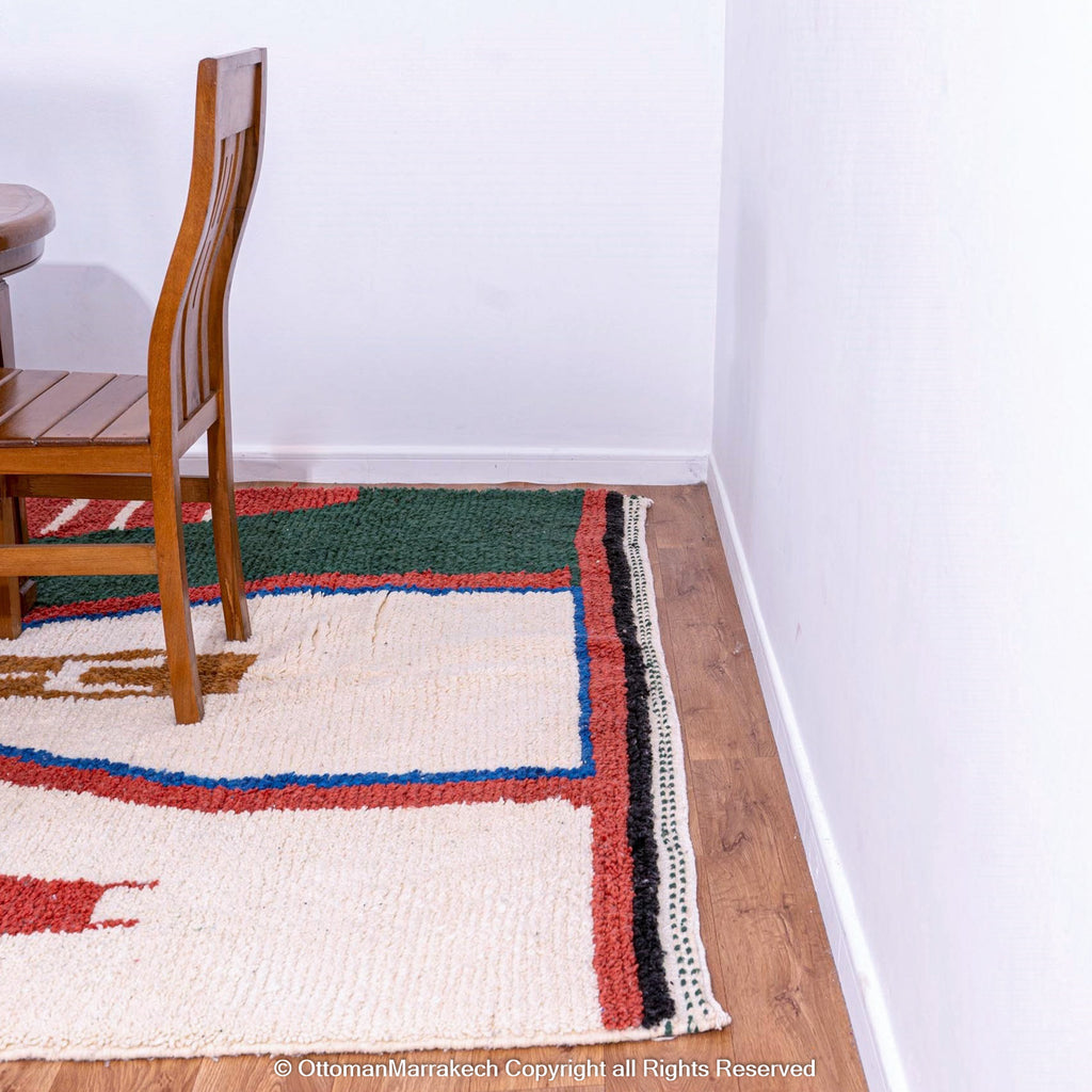 Modern Moroccan Runner Rug: Chic Accent for Hallways and Entryways