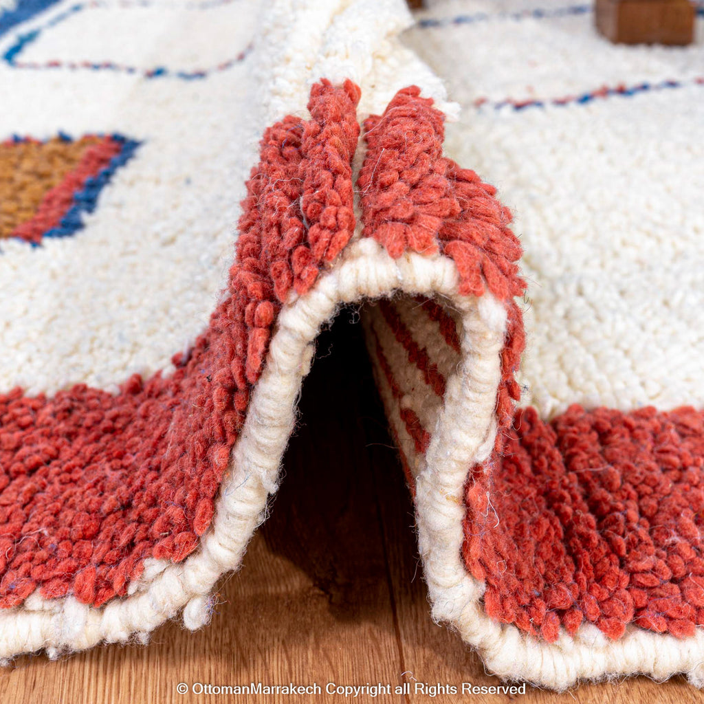 Modern Moroccan Runner Rug: Chic Accent for Hallways and Entryways