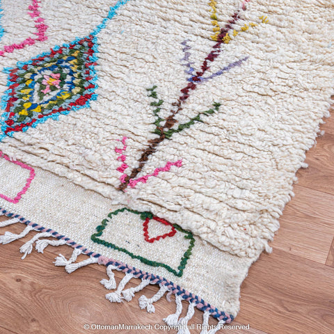 Colorful Diamond Berber Moroccan Rug - Soft and Plush