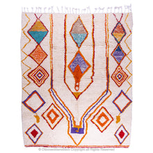 Load image into Gallery viewer, Atlas Valley Vibrance Moroccan Rug – Handwoven Berber Design with Geometric Diamonds