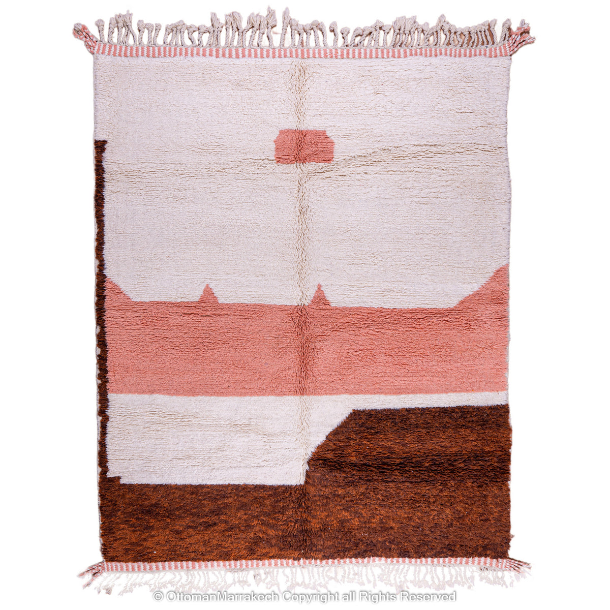 Moroccan Desert Sunset Rug: Plush Comfort with a Modern Look