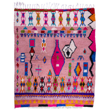 Load image into Gallery viewer, Eclectic Moroccan Area Rug: Artistic Flair for Modern Interiors