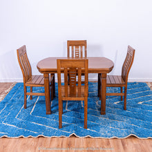 Load image into Gallery viewer, Moroccan Royal Blue Rug: Durable Style for Contemporary Patios