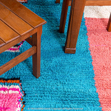 Load image into Gallery viewer, Atlas Harmony – Multicolored Moroccan Wool Rug with Geometric Patterns