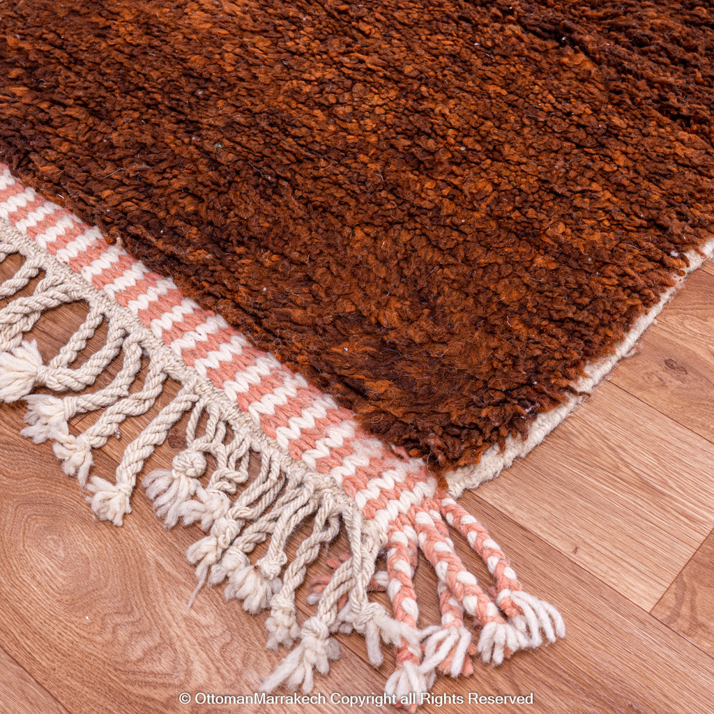 Moroccan Desert Sunset Rug: Plush Comfort with a Modern Look