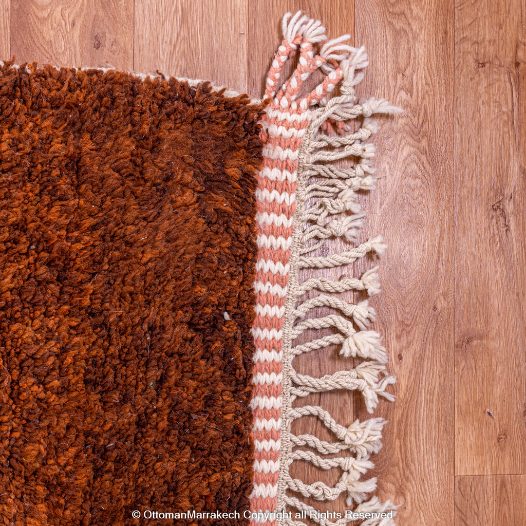 Moroccan Desert Sunset Rug: Plush Comfort with a Modern Look