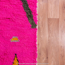 Load image into Gallery viewer, Pink Berber Symbols Rug with Desert Hues