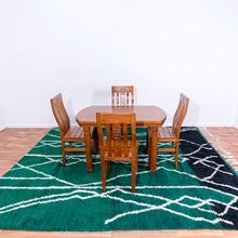 Load image into Gallery viewer, Green Atlas-Inspired Berber Rug: Bohemian Flair with Modern Appeal