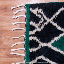 Load image into Gallery viewer, Green Atlas-Inspired Berber Rug: Bohemian Flair with Modern Appeal