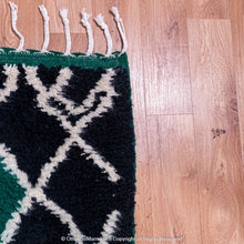 Load image into Gallery viewer, Green Atlas-Inspired Berber Rug: Bohemian Flair with Modern Appeal